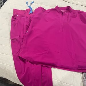 Rafaela medium top, Zamora petite medium bottoms